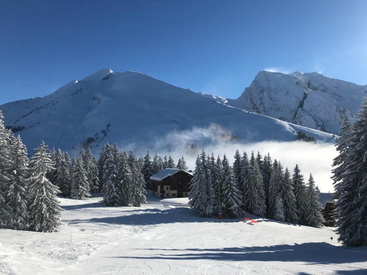 Appartement T2 Col De Merdassier Au Pied Des Pistes Manigod Exteriör bild